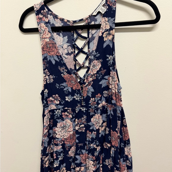 American Eagle Outfitters Navy Floral Dress - Picture 2 of 6
